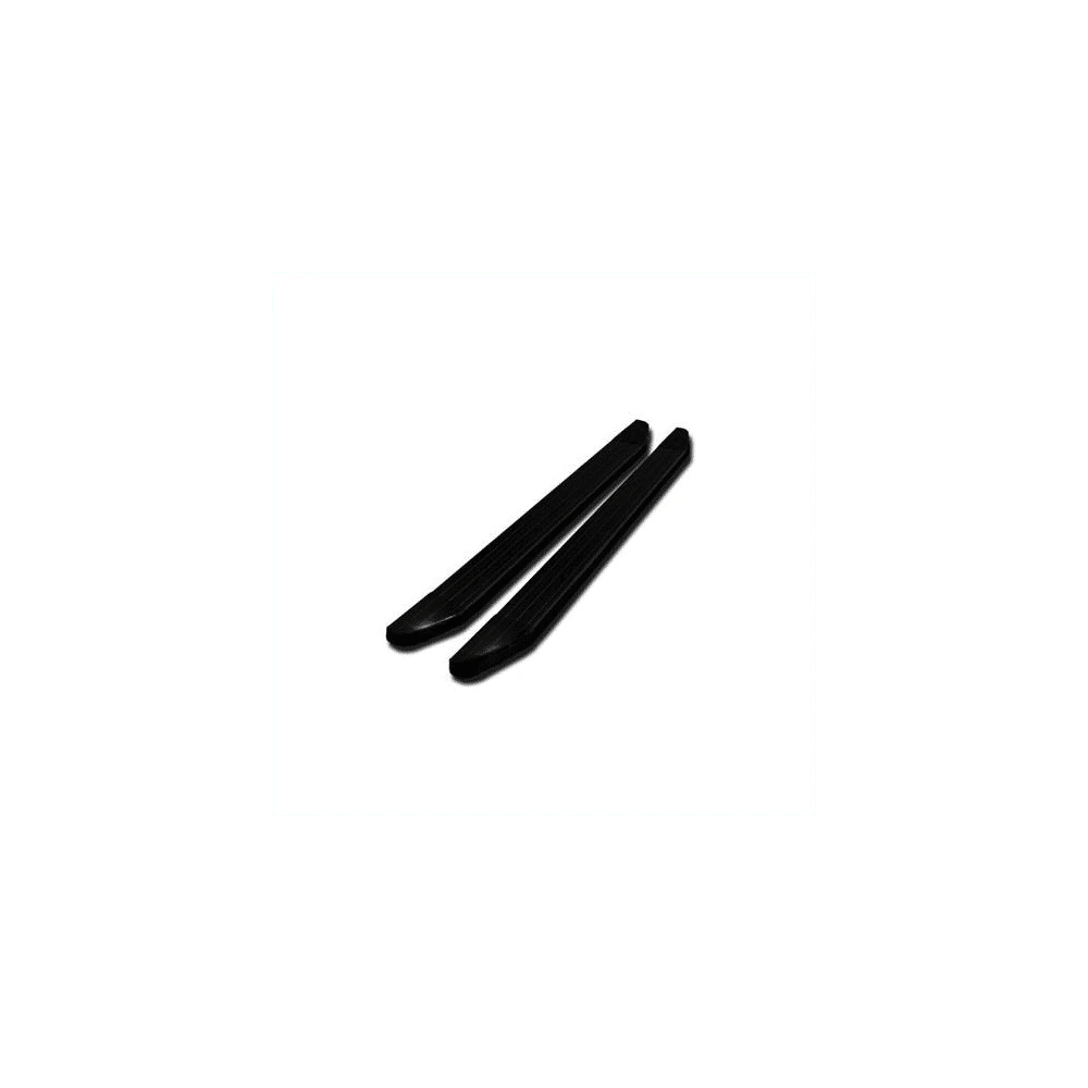 Peerless Running Boards - Black Aluminum - BLKPR-W1069BK